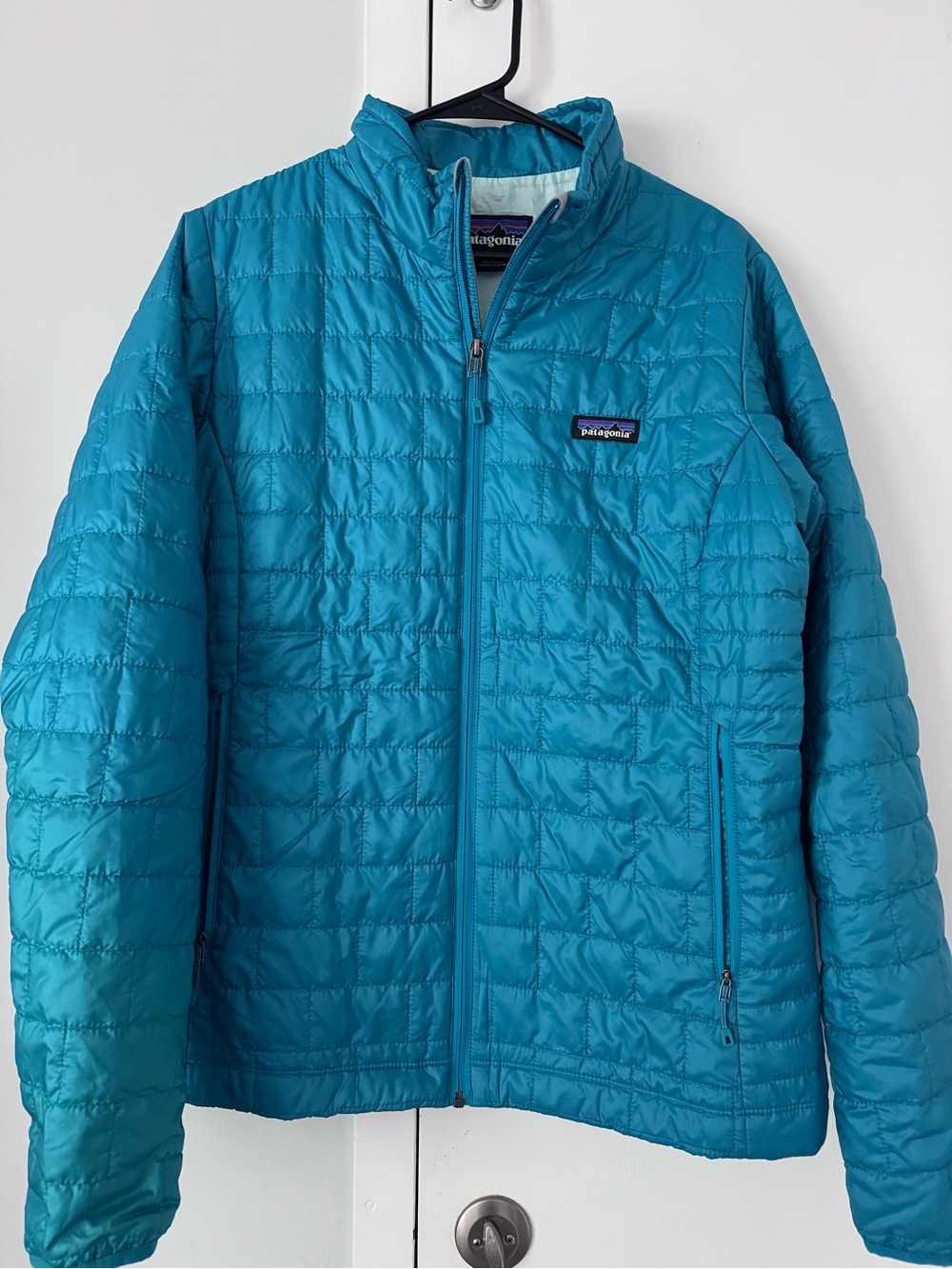 Patagonia Teal Quilted Lightweight Puffer Jacket